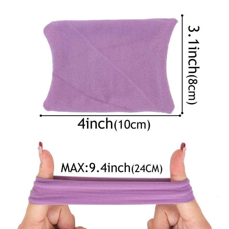 XIMA 20PCS Thick Seamless Hair Ties, Hair Scrunchies Elastics Hair Bands Large Soft Nylon Rope Ponytail Holders for Thick Heavy or Curly for Girls and Women - Image 3